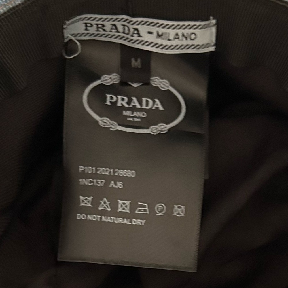 Prada Light Blue Denim Bucket Hat - Picture 6 of 8